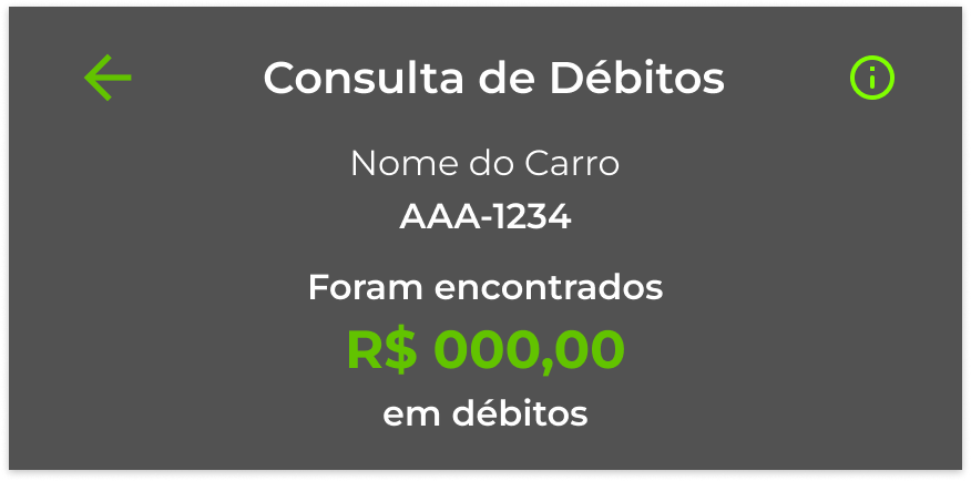 Header Consulta de Débitos