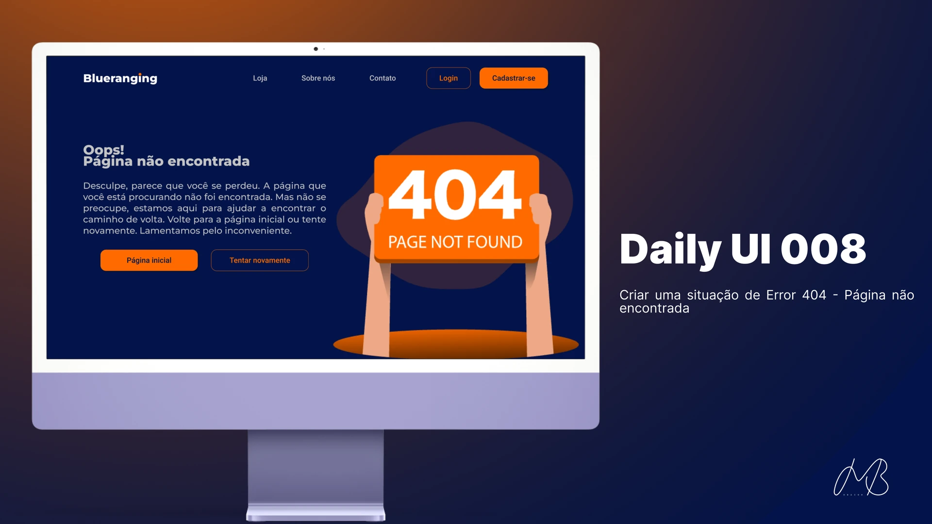 Desafio Daily UI 8