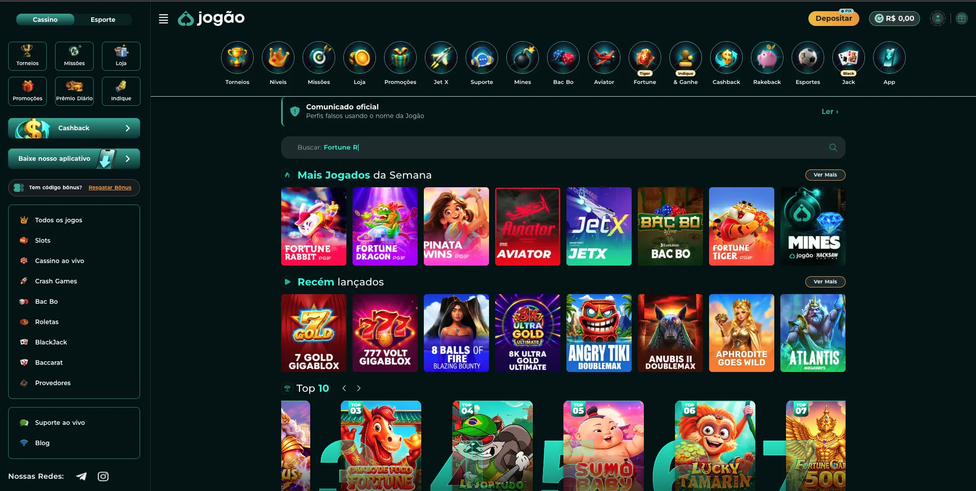 Home Desktop — Jogão