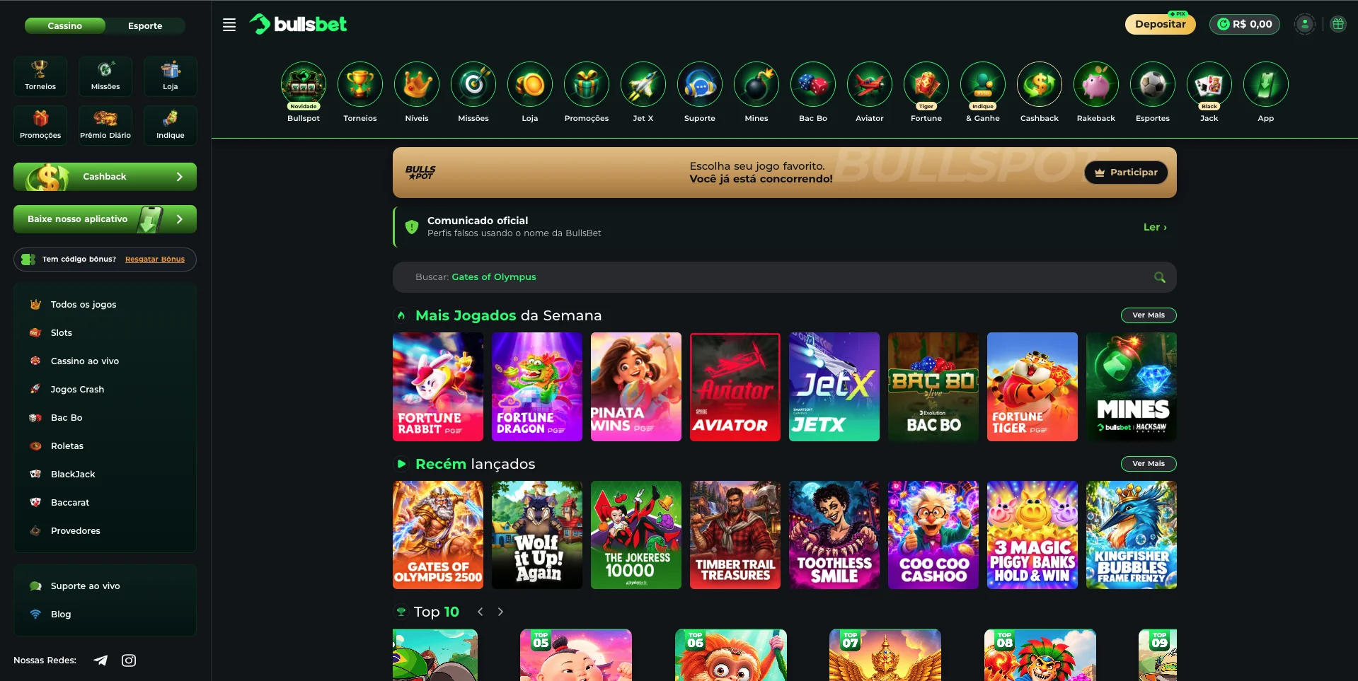 Home Desktop — BullsBet